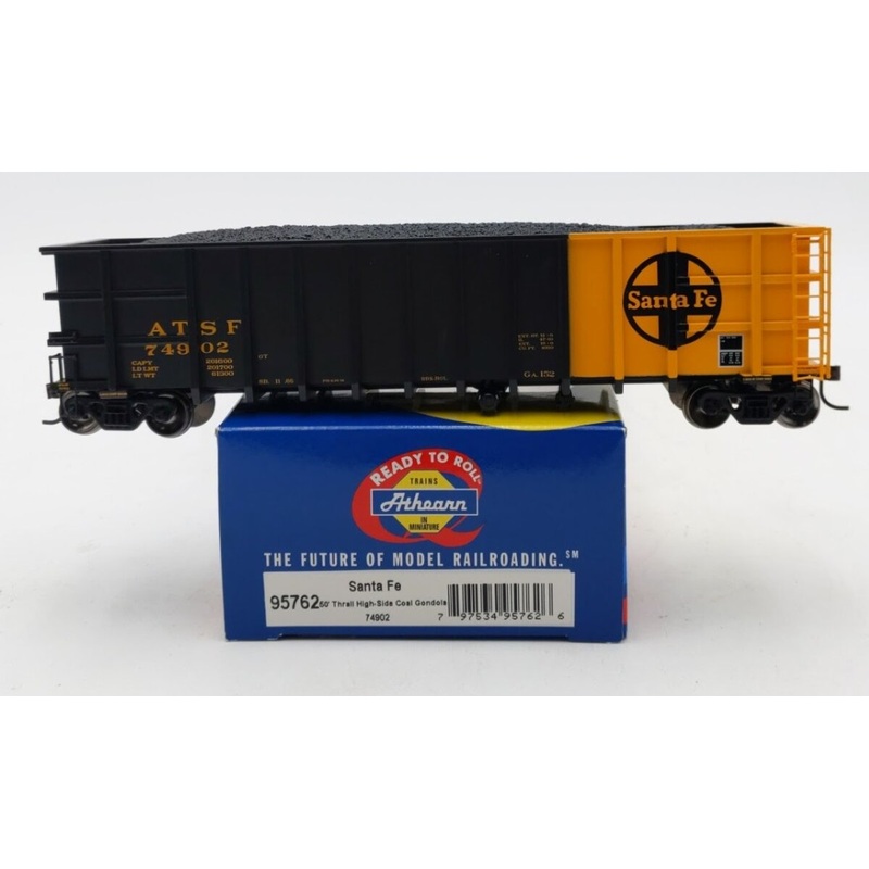 Athearn 95762 HO Scale Santa Fe RTR Thrall Gondola w/Load #74902 LN/Box