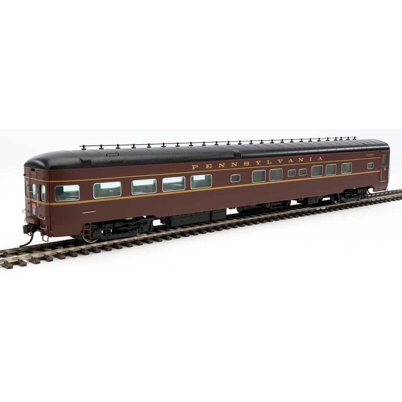 Walthers 920-15760 HO PRR Lighted Bedroom-Buffet-Lounge-Observation w/Tail Sign LN/Box