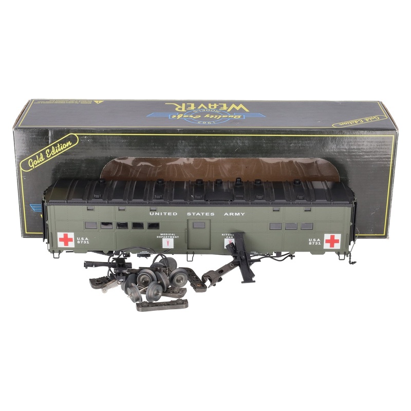 Weaver U21100LD Troop Hospital Car #8731 3-Rail/Box