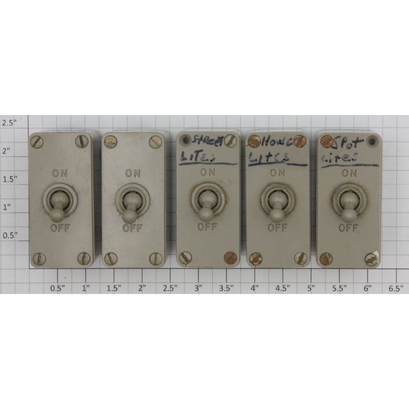 Acme 0630-1 SPST Vintage Military Heavy Duty On/Off Toggle Switch (Bag of 5)