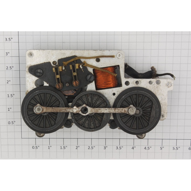 Lionel 2025-100 6-Wheel Steam Locomotive Non-Magne-Traction Motor Assembly