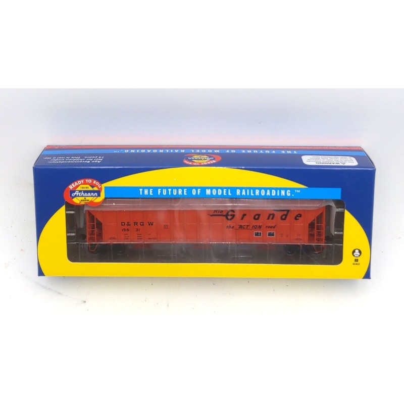 Athearn 81969 HO Denver & Rio Grande Western Covered Hopper #15631 NIB