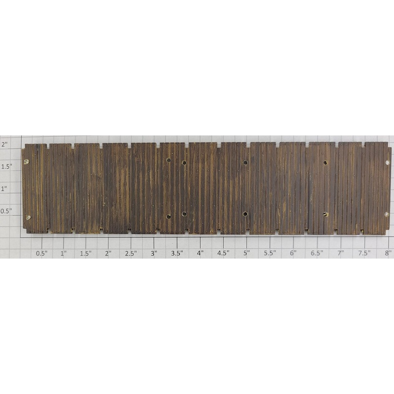 S-Helper 654-05-01-P-D Pre-Drilled Painted Plastic Main Deck Flatcar Floor