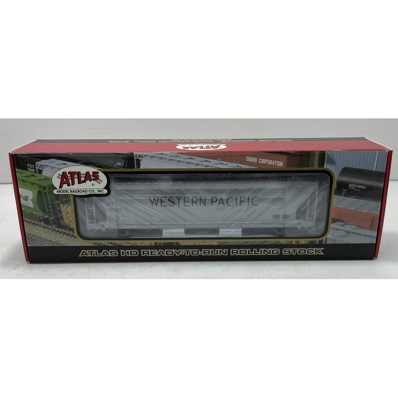 Atlas 1453-1 HO Westren Pacific ACF 4650 3-Bay Centerflow Hopper Car # 12005 LN/Box
