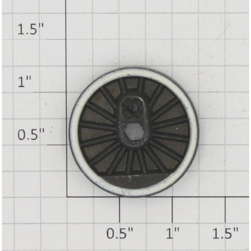Lionel 18016-37 O Gauge NP 4-8-4 Slotted Drive Wheel with White Rim