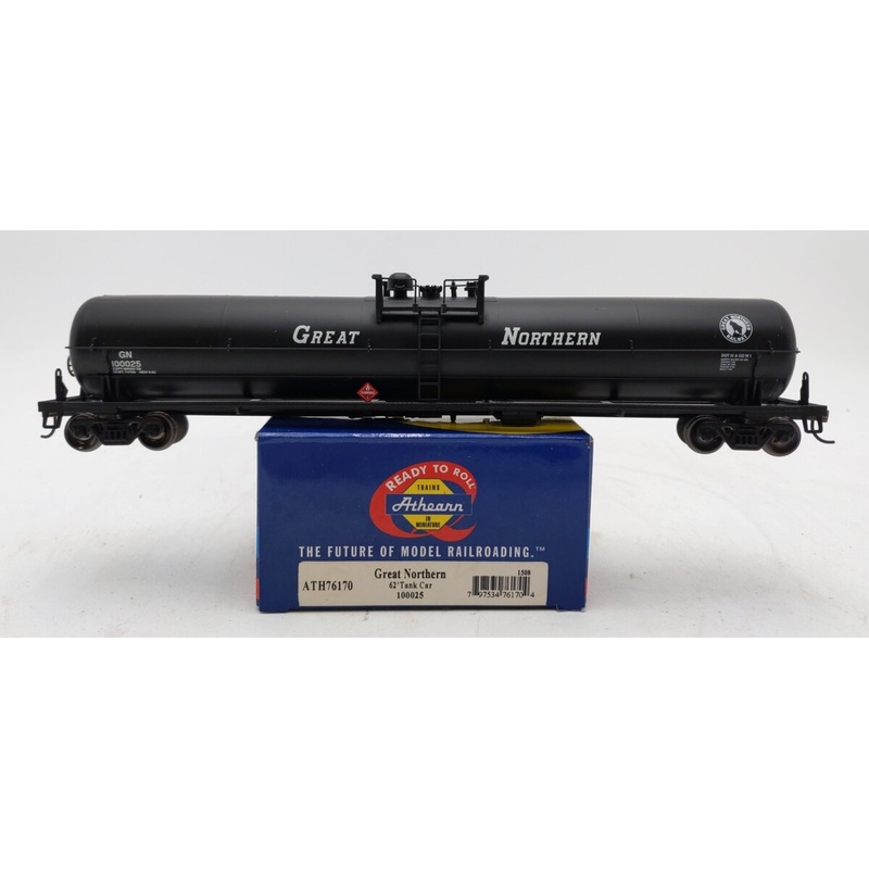 Athearn 76170 HO Scale Great Northern 62′ Tank Car #100025 LN/Box