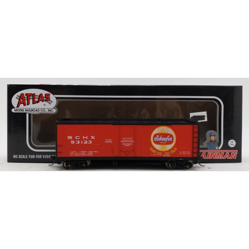 Atlas 20006338 HO Schaefer 40′ Plug Door Boxcar #53123 LN/Box