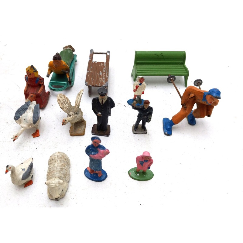 Britains & Other Assorted Handpainted Figures [14] VG