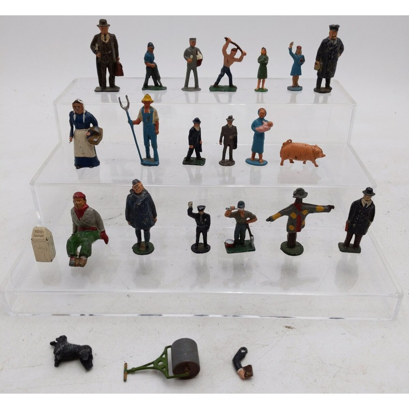 Britains & Other Vintage Assorted Handpainted Figures [22] VG