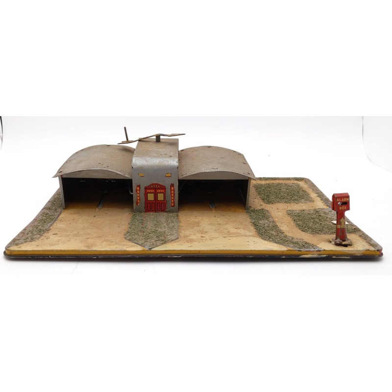 Marx Vintage Tin General Alarm Firehouse VG