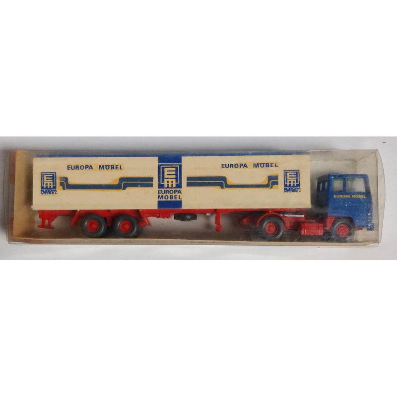 Wiking 540 HO Scale Europa Mobel Tractor Trailer Plastic Model Car
