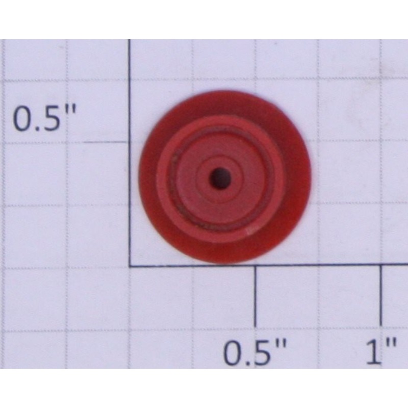 American Flyer PA9990-A Franklin / Washington Red Plastic Front Wheel