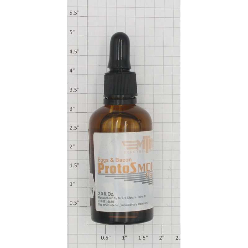 MTH 60-1051G ProtoSmoke Eggs & Bacon Scented Smoke – 2.0 Fluid Oz