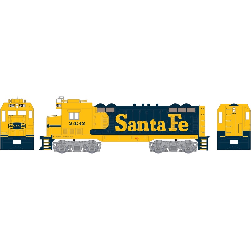 Athearn 89935 HO Scale SP RTR CF7 Diesel Locomotive w/Square Cab #2432 MT/Box