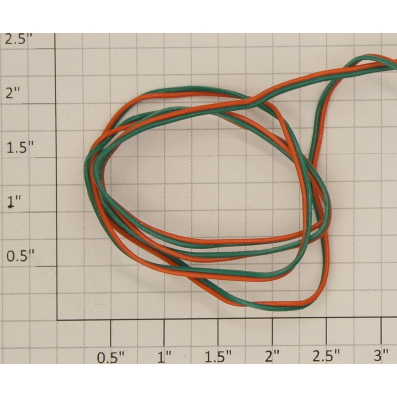 Acme 0627-710 #24 gauge 2-Conductor Orange/Green Wire Sold by the Foot
