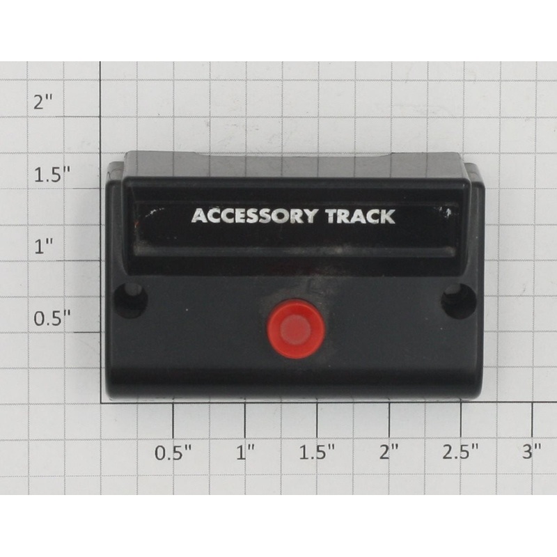 American Flyer XA10961X Black Uncoupler Control Button with Claw Terminals