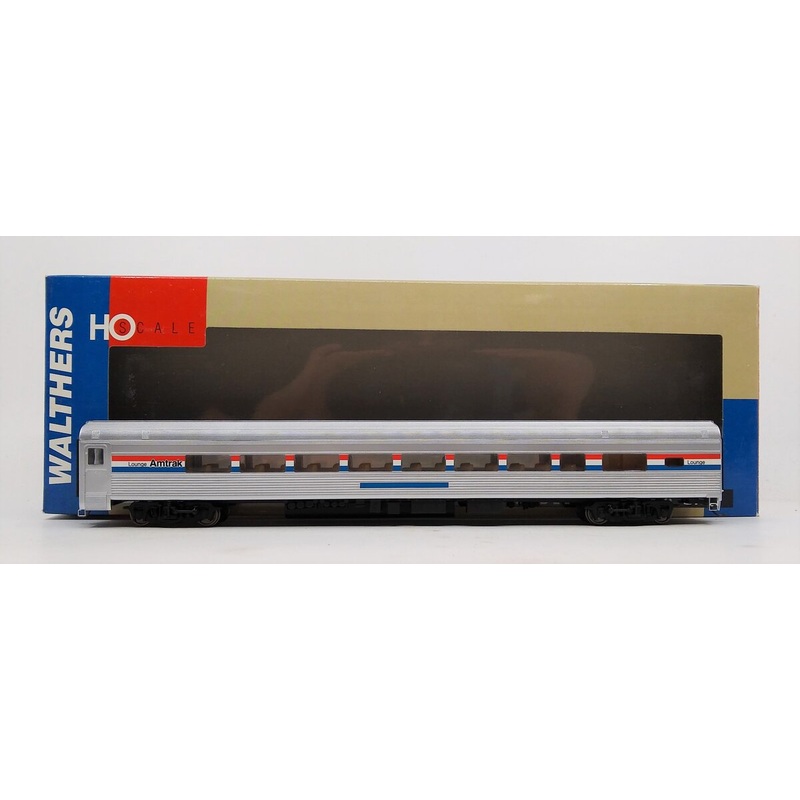 Walthers 932-6423 HO Amtrak Ph 3 85′ Budd Lounge LN/Box