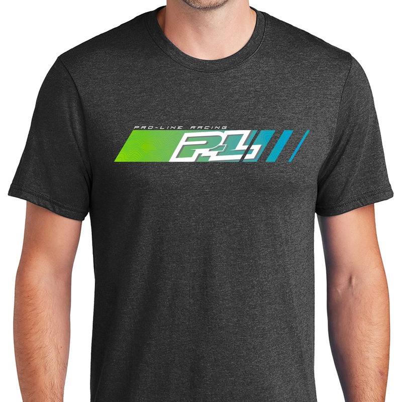 Pro-Line Racing 986102 Medium Pro-Line Contour Black T-Shirt