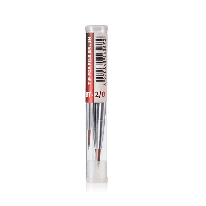 Dspiae FBT-2/0 Fine Brush Tips 2/0 (Pack of 3)