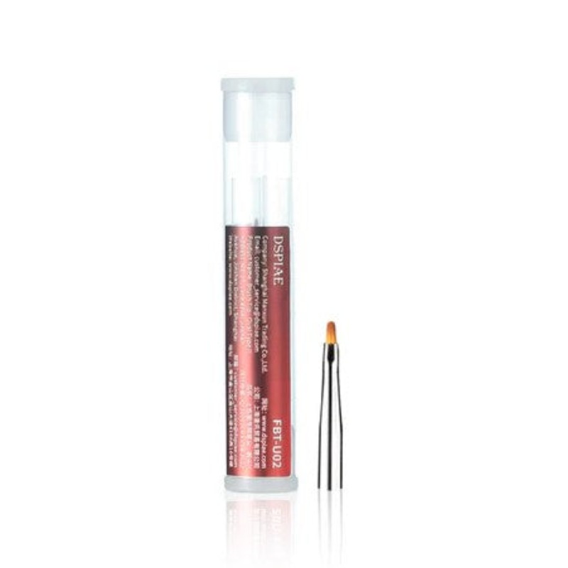 Dspiae FBT-U02 Oval Type II Phoenix Plume Flat Brush Tip (Pack of 3)