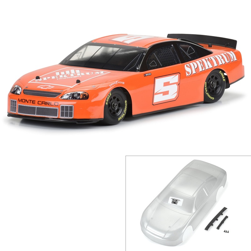 Pro-Line Racing 371317 1:12 Losi Pre-Cut 1996 Chevy Monte Carlo Clear Body