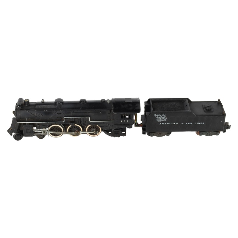 American Flyer 293 Vintage S NY, NH & Hartford 4-6-2 Steam Locomotive & Tender VG