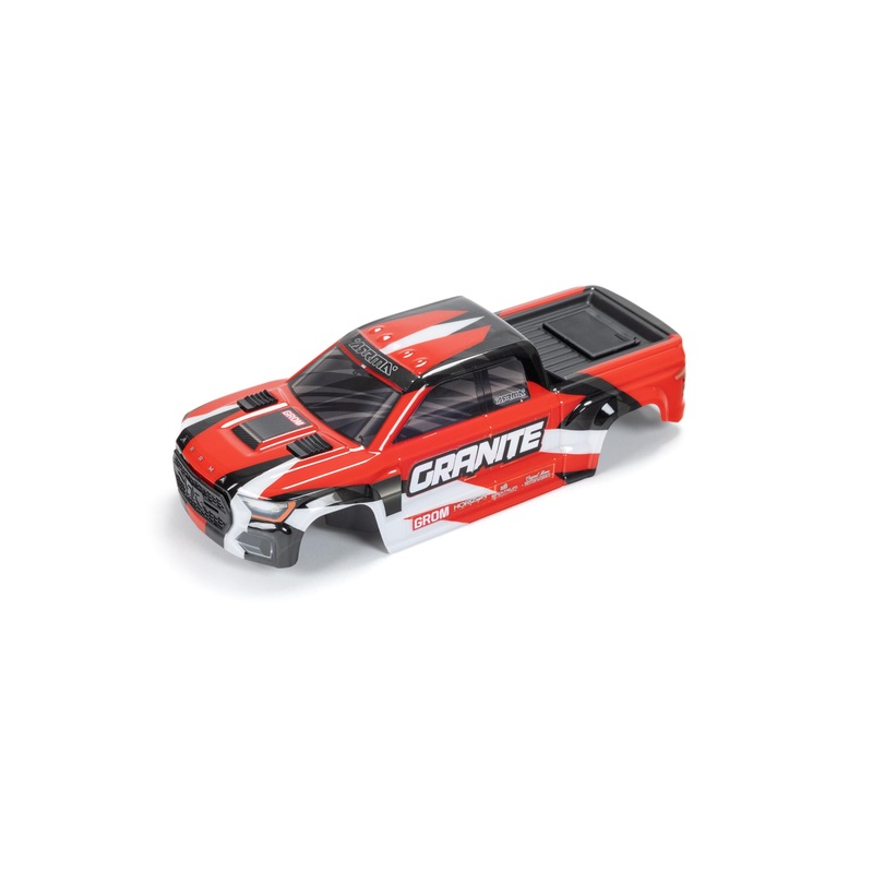 ARRMA ARA412002 Red/Camo Granite GROM Body