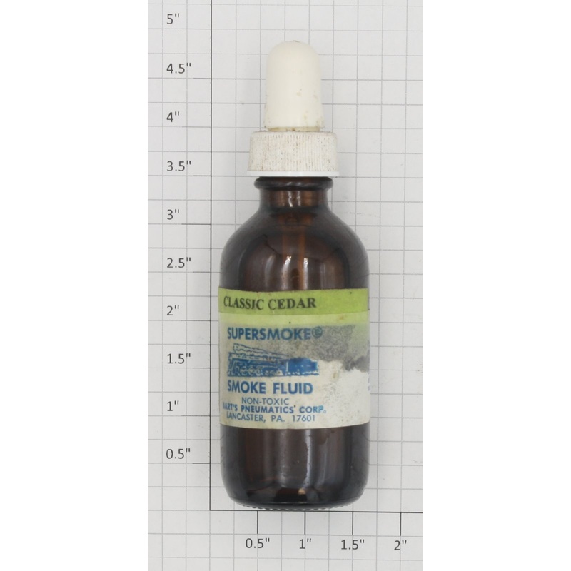 Bart’s 0717-3 1oz. Glass Bottle Cedar Smoke Fluid