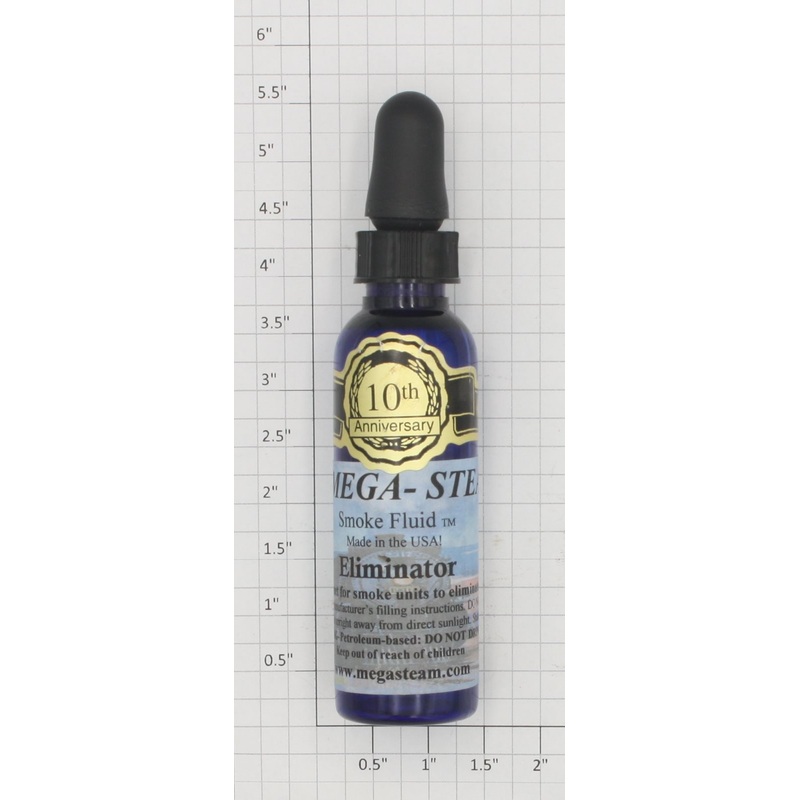 JT’s Mega Steam 108 O Gauge Eliminator Smoke Fluid Bottle