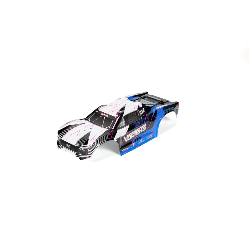 ARRMA ARA-1557 1:10 VORTEKS Clipless Blue Painted Trimmed Body Set with Decals