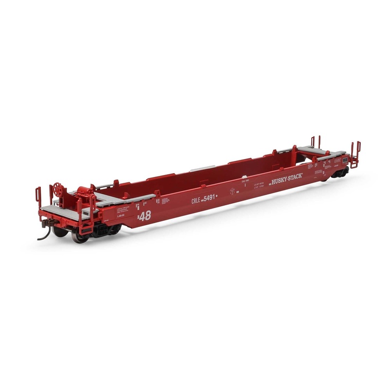 Athearn ATH-1354 HO Coe Rail Leasing 48′ Husky Stack Well #5491