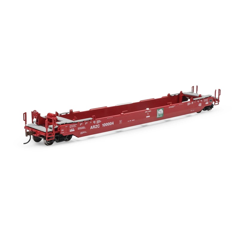 Athearn ATH-1360 HO Arizona & California 48′ Husky Stack Well #100004