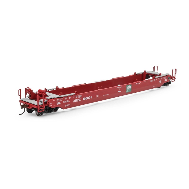 Athearn ATH-1361 HO Arizona & California 48′ Husky Stack Well #100001