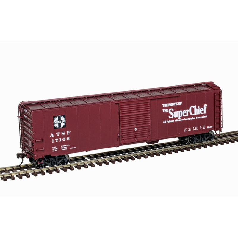 Atlas 20007524 HO Santa Fe 50′ Postwar Single Door Boxcar #17003