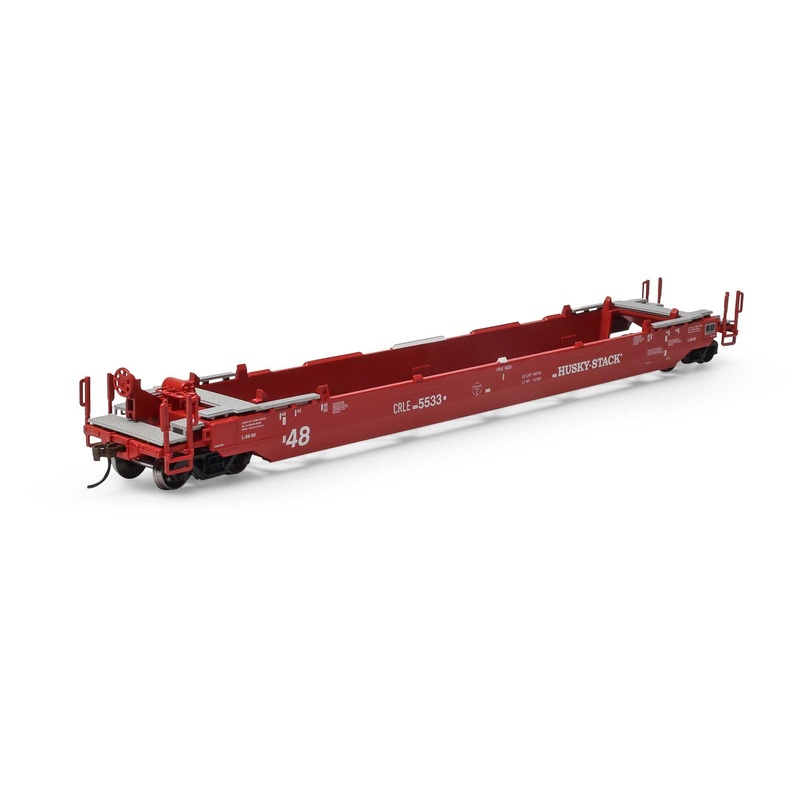 Athearn ATH-1355 HO Coe Rail Leasing 48′ Husky Stack Well #5533