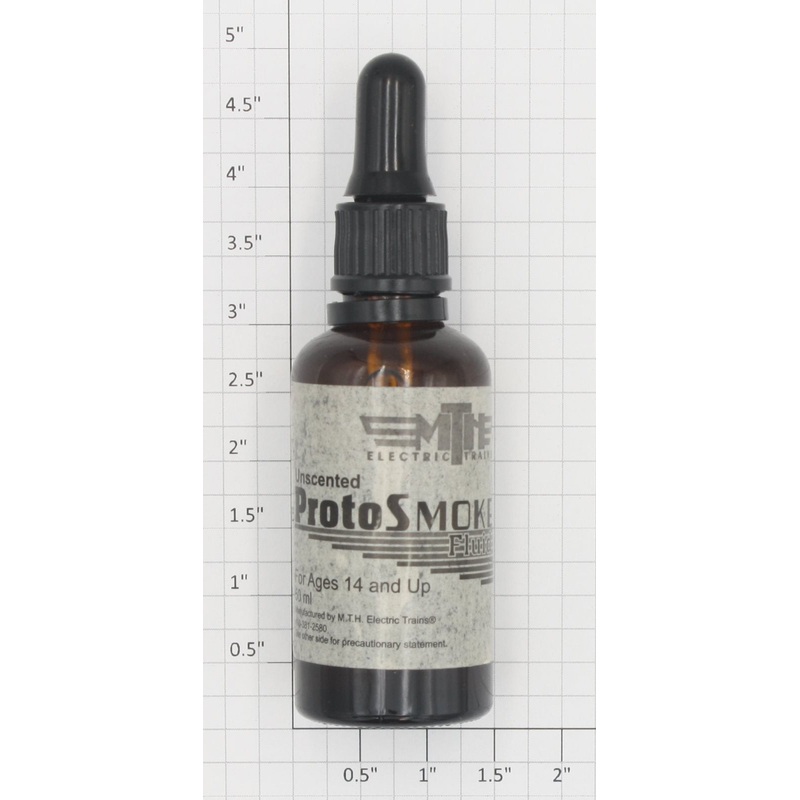 MTH 60-1051U Unscented ProtoSmoke Fluid 50ml. Full Glass Bottle