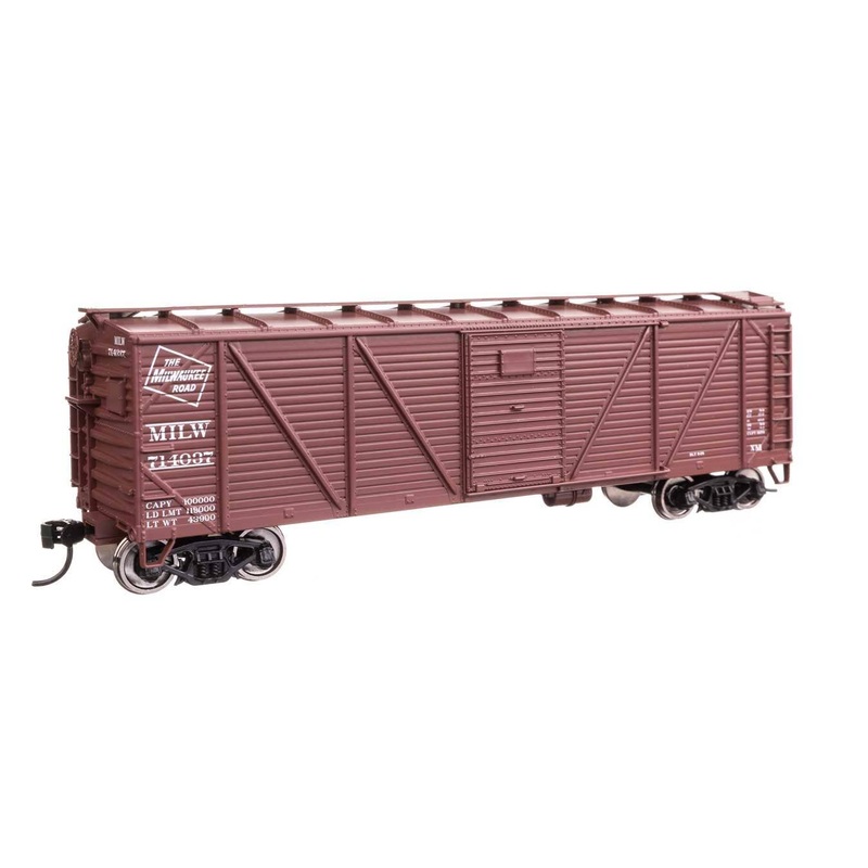 Walthers 910-40373 HO MILW 40′ ARA Single Sheathed Boxcar Ready to Run #714037