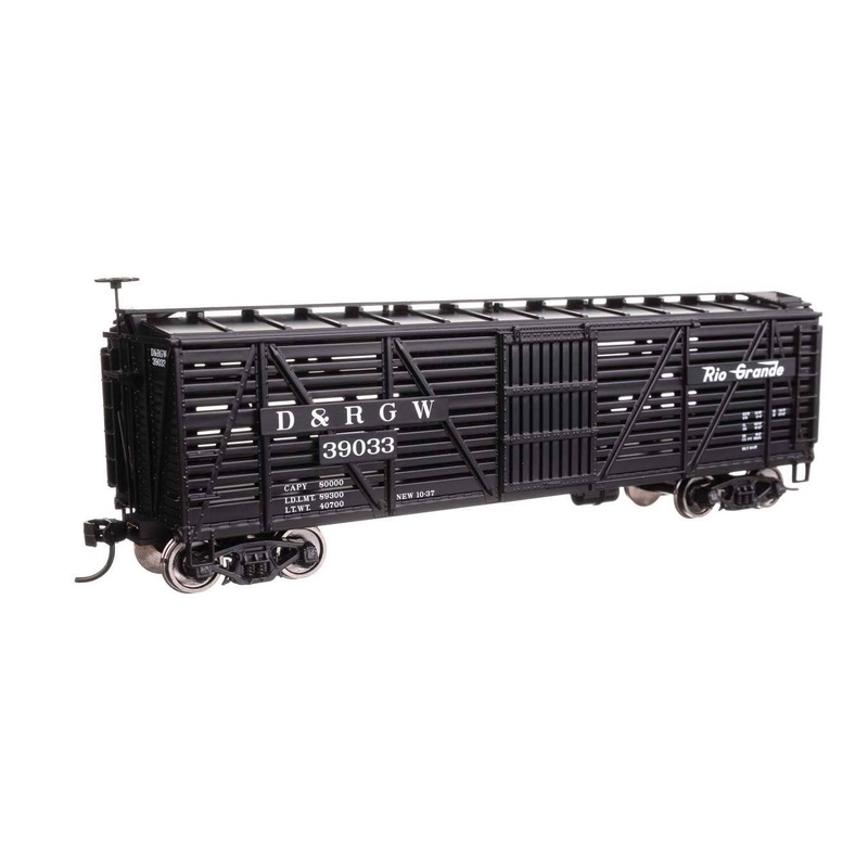 Walthers 910-41457 HO Denver & Rio Grande Western 40′ Wood Stock Car RTR #39033