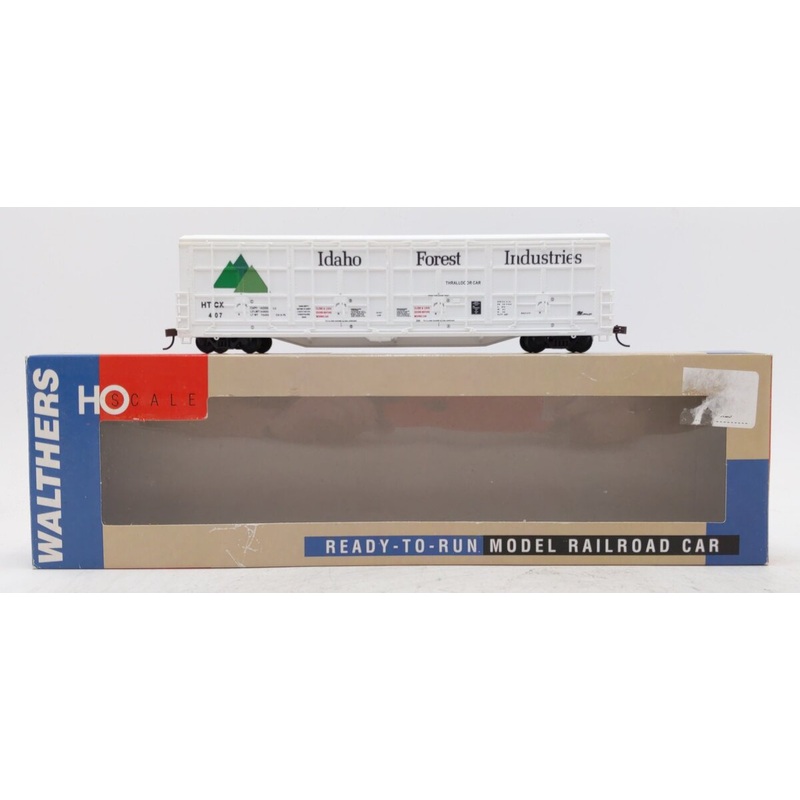Walthers 932-7005 Idaho Forest Ind. Thrall Door Boxcar EX/Box