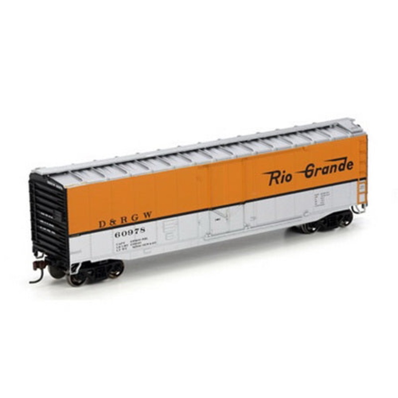 Athearn 71935 D&RGW 50′ SS Plug Door Boxcar #60978 NIB