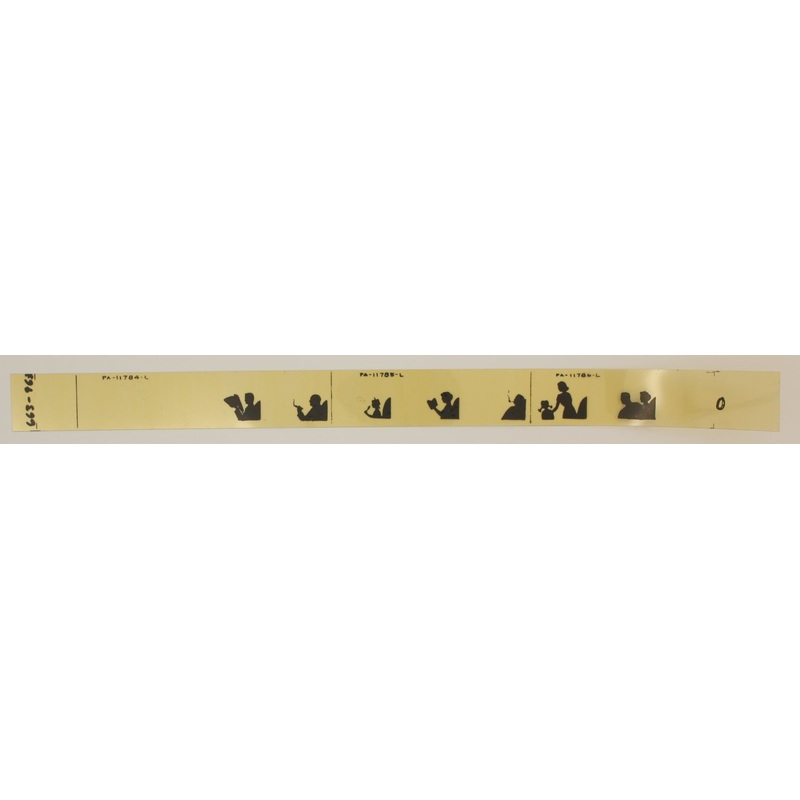 American Flyer PA11784-L Left Yellow Tinted Silhouette #663, 963 Passenger Car