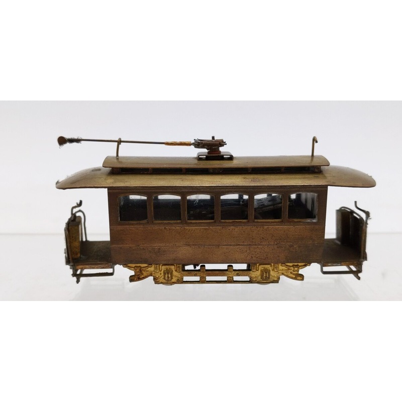 Umpco HO Brass Open End Trolley -Unpainted VG
