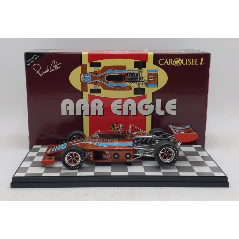 Carousel 1 4703 1:18 1974 Cobre Firestone Indy 500 Pancho Carter #44 LN/Box