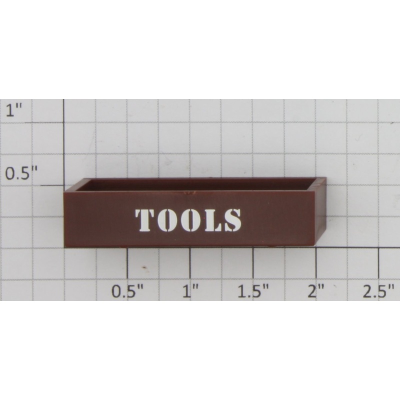 Lionel 26372-45 Brown Toolbox with Tools on the Side