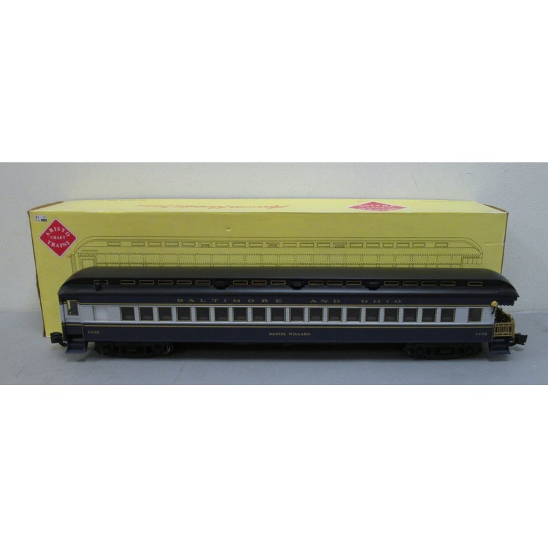 Aristo-craft 31402 B&O Heavyweight Daniel Willard Obs. Car – Metal Wheels LN/Box