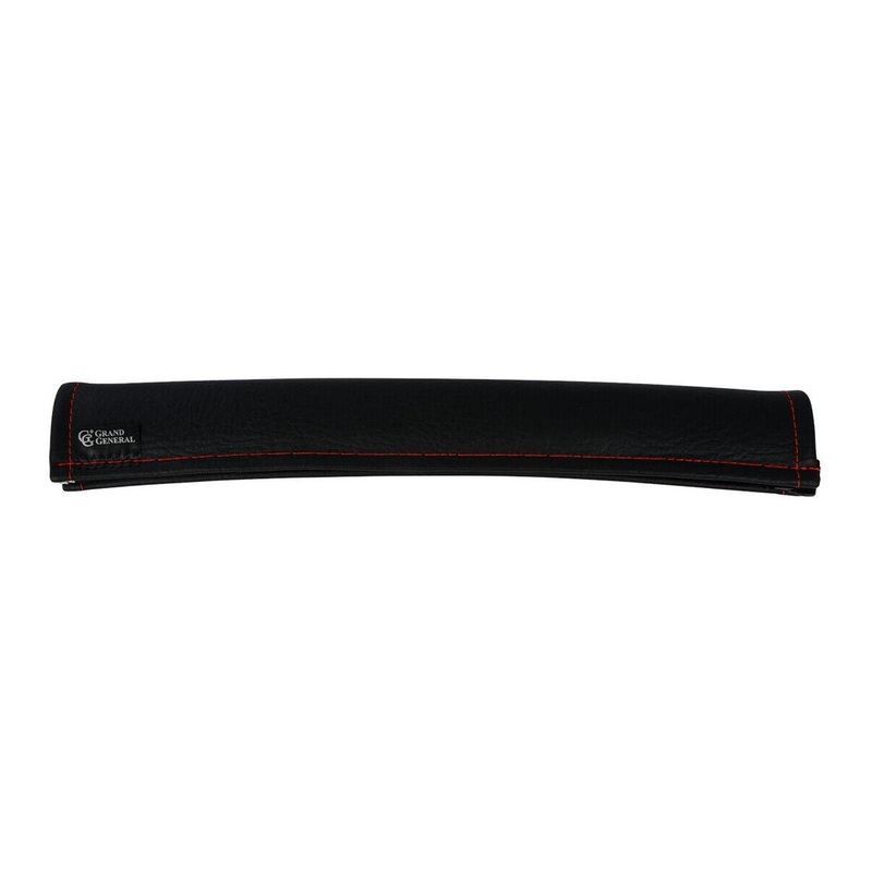 99666 17 long gear shifter cover black w/red stitching truck peterbilt kenworth 99666