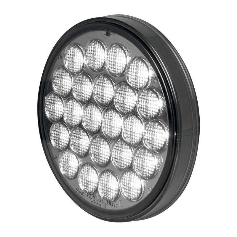 78277bp smoked white led 4 pearl driving light universal mount dot approved new 78277bp