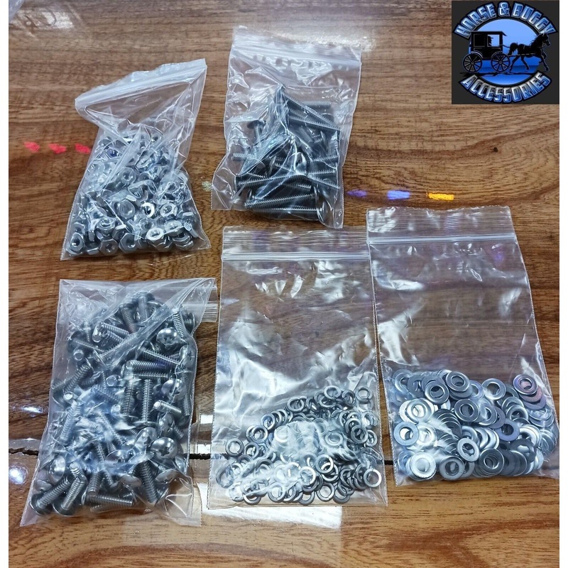 Peterbilt 379 359 grill surround hood hardware kit stainless Philips head #50736