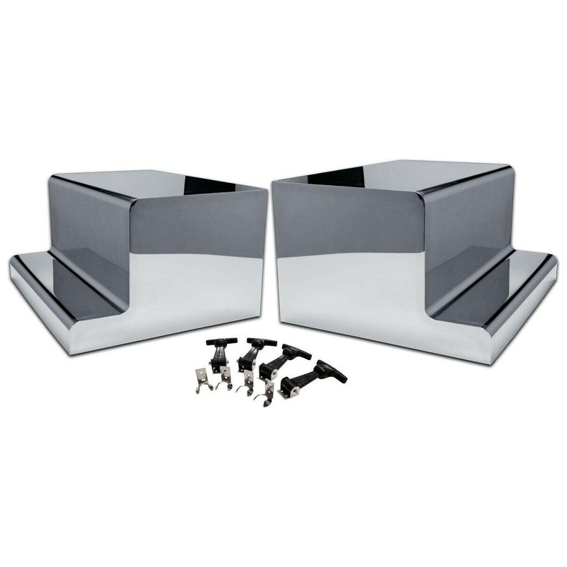 Peterbilt 379/389 Tool/Battery Box Covers Heavy Duty Stainless Steel tp-1662