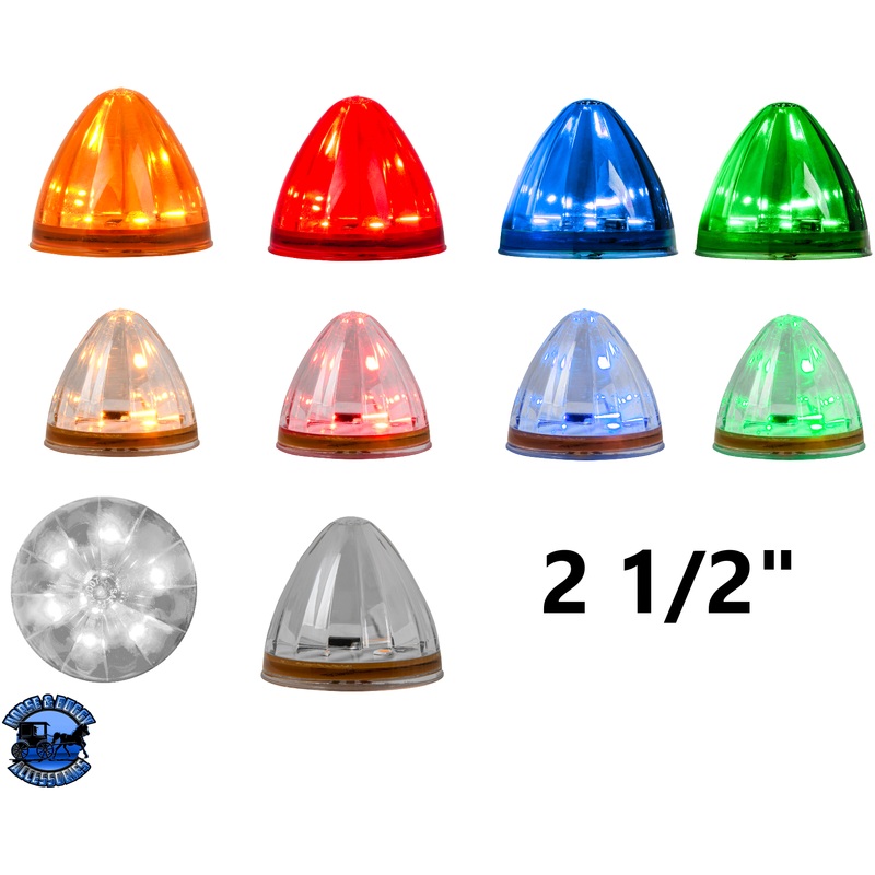 2 1/2 Watermelon sealed led grommet mount